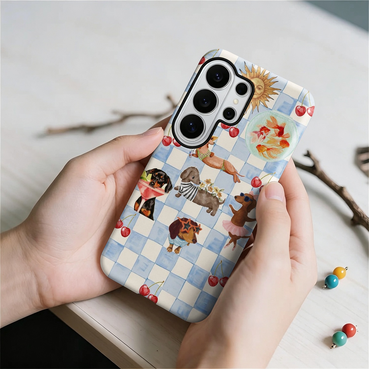 Funny Dogs Summer 2-in-1 Dual- - Computer Case review and price