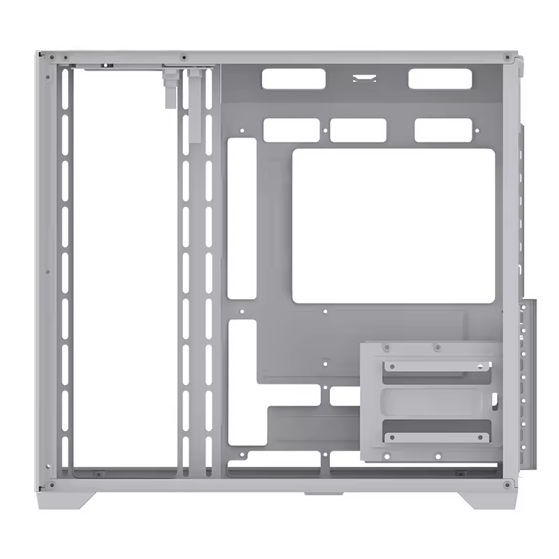 White PC Case Chassis Full Tow - Case Fans review and price